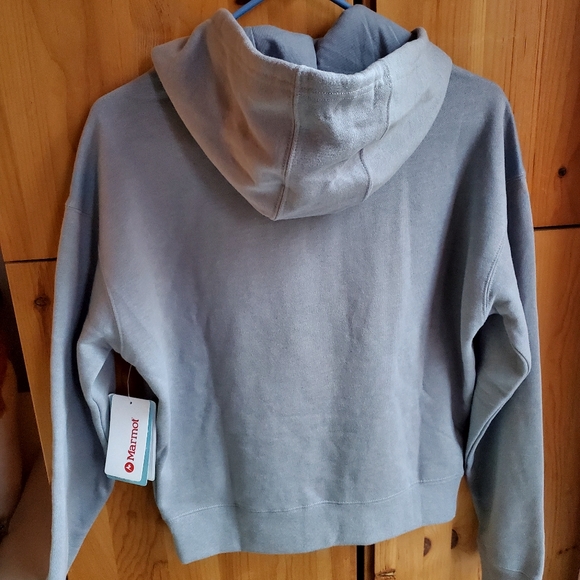 NWT Marmot Women's Light Blue Coastal Hoodie size Small - Picture 4 of 7
